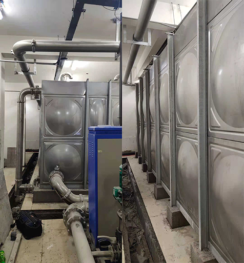 郑州市美盛·北龙台项目二次供水泵房安装